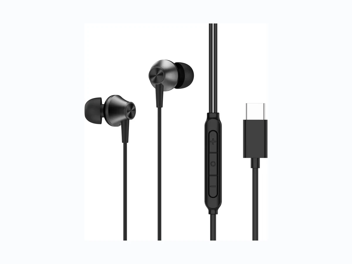 Auriculares con cable USB-C y micrófono