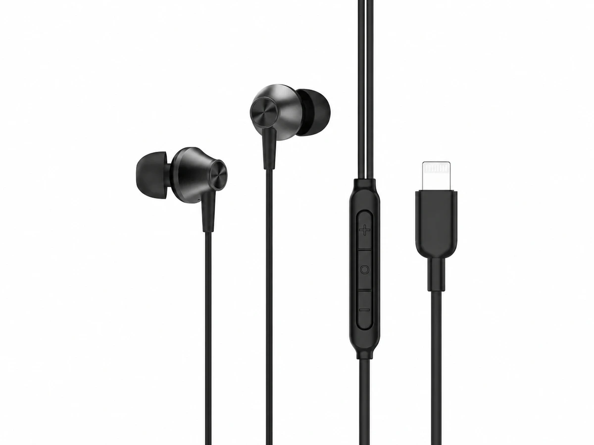 Auriculares con cable Lightning y micrófono