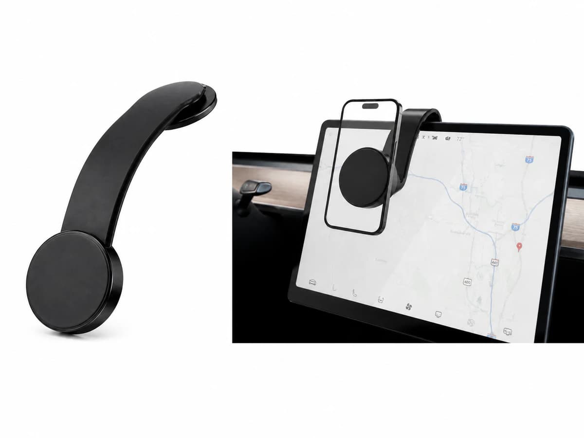 Soporte magnético plegable para pantalla tipo Tesla