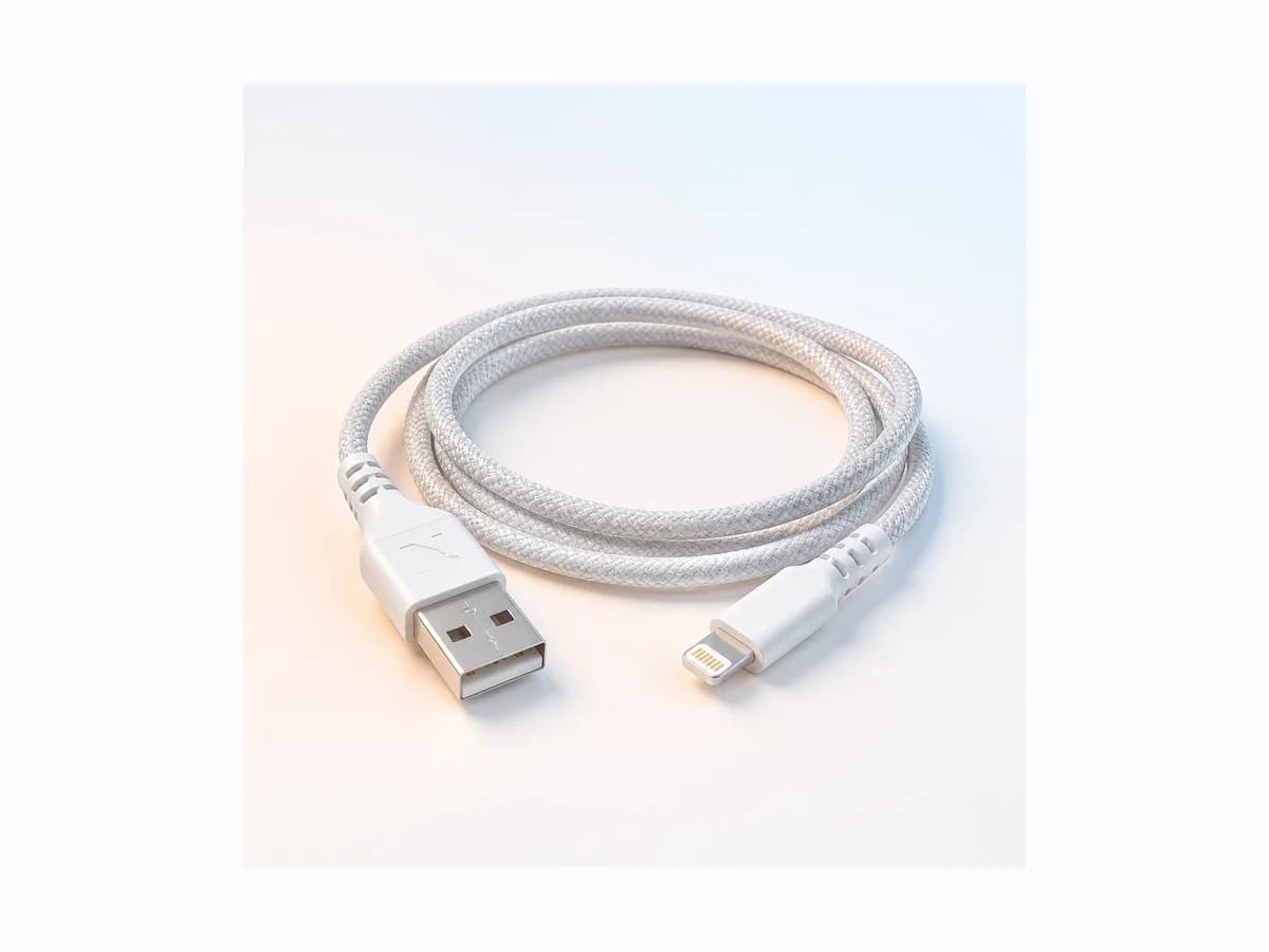 Cable USB-A a Lightning con apagado automático