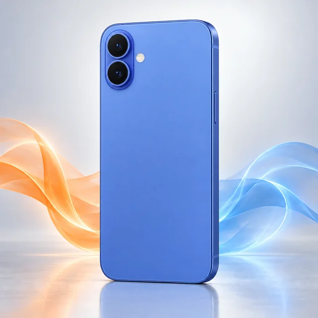 Vista trasera de iPhone 16 Plus con sus cámaras, sin logotipo
