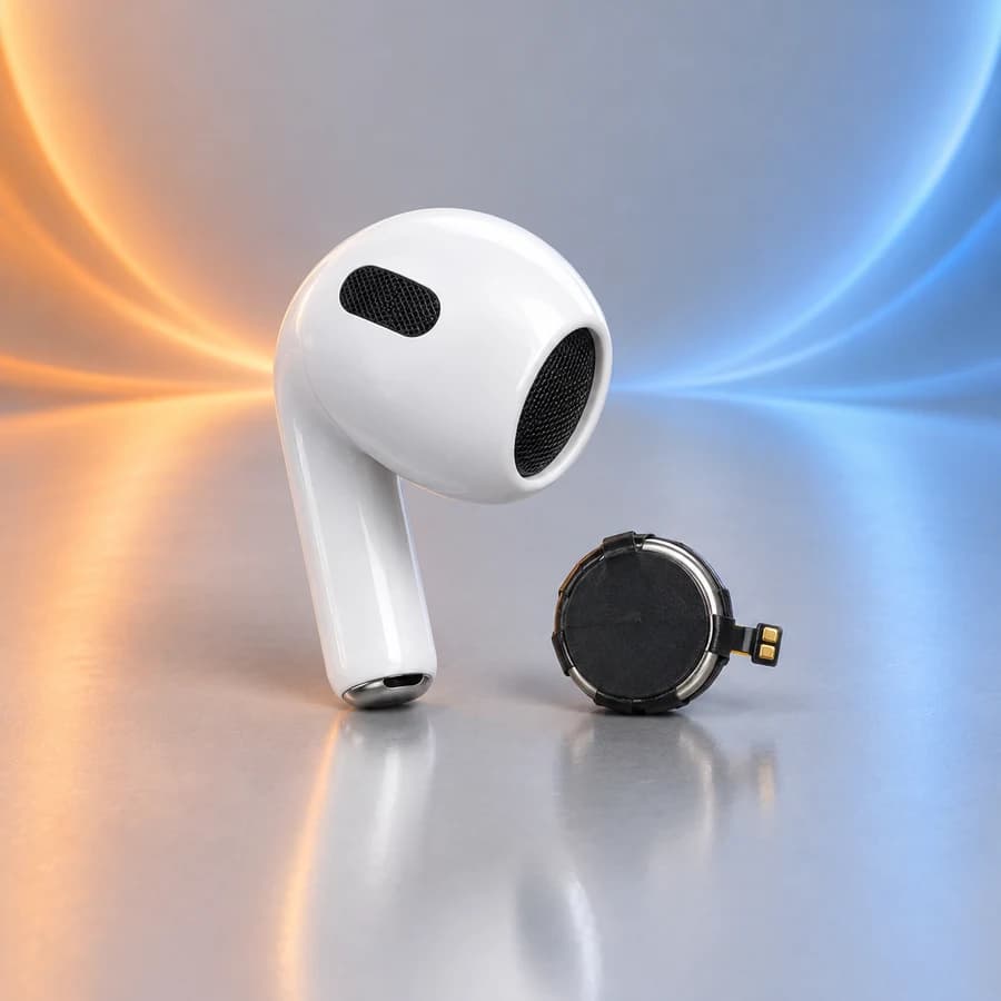Cambio de batería · Un auricular de AirPods 3ª generación