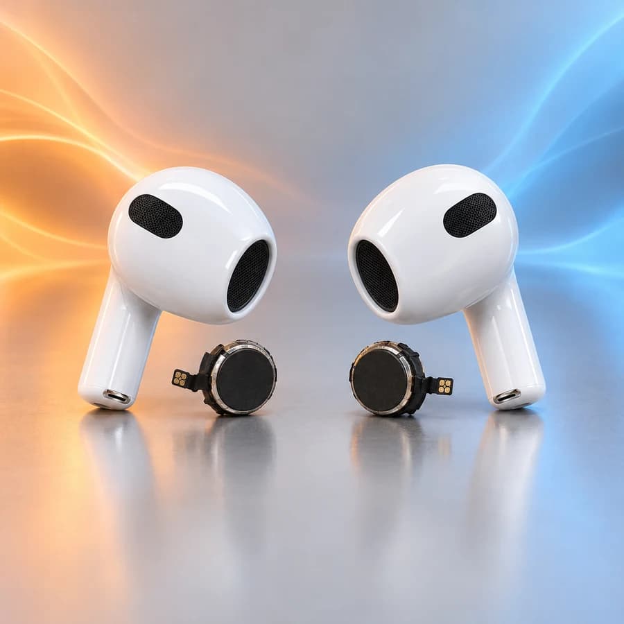Cambio de batería de los dos auriculares de AirPods 3ª generación