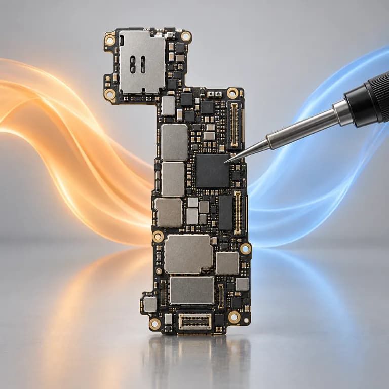 Reparación de placa base · Pixel 9a