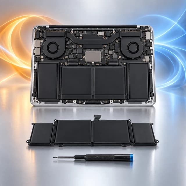 Cambio de batería · Compatible · A1707 de MacBook Pro 15" (2016-2019) · A1707, A1990