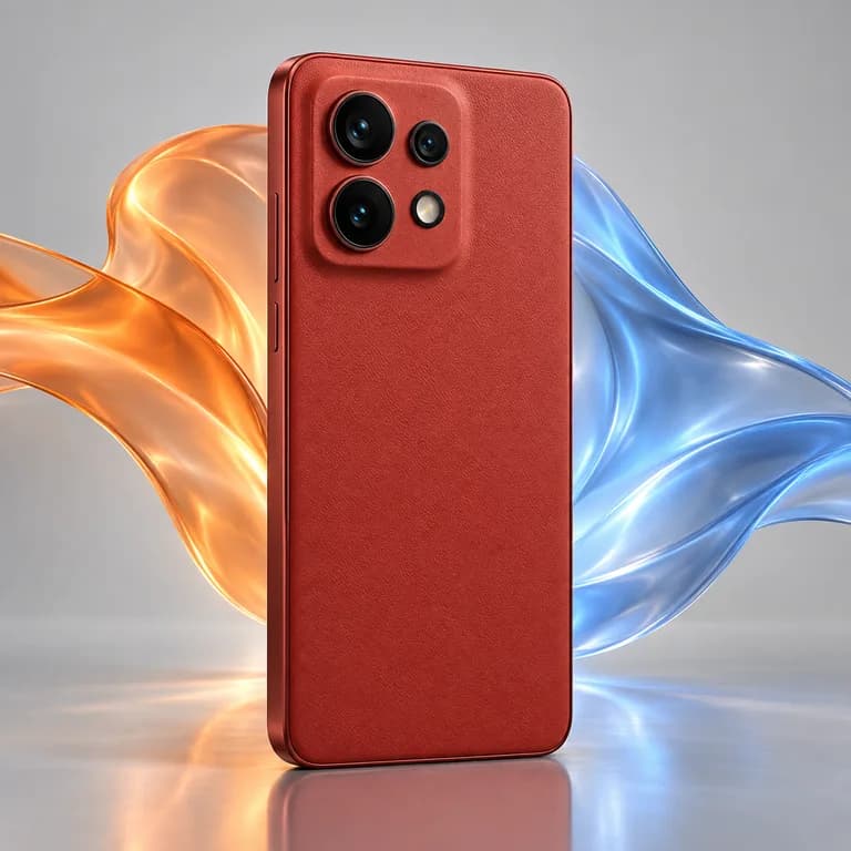 Edge 50 Neo visto por detrás, con sus cámaras