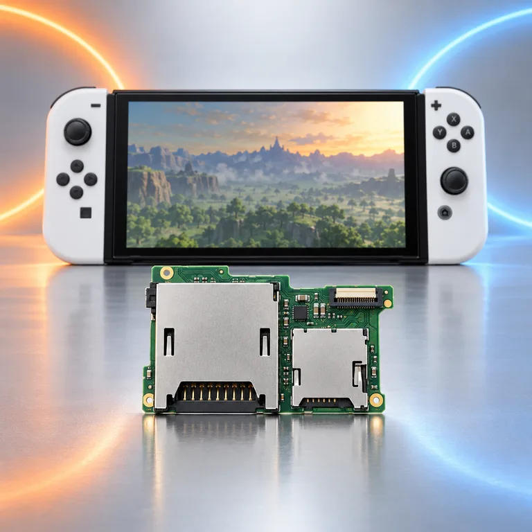 Lector de cartuchos y microSD de Switch OLED