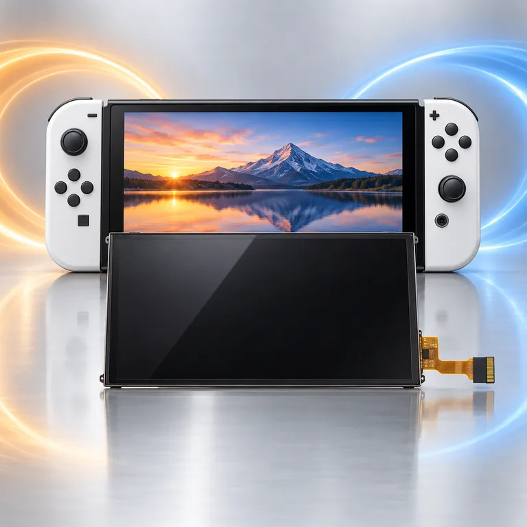 Cambio de pantalla · Switch OLED