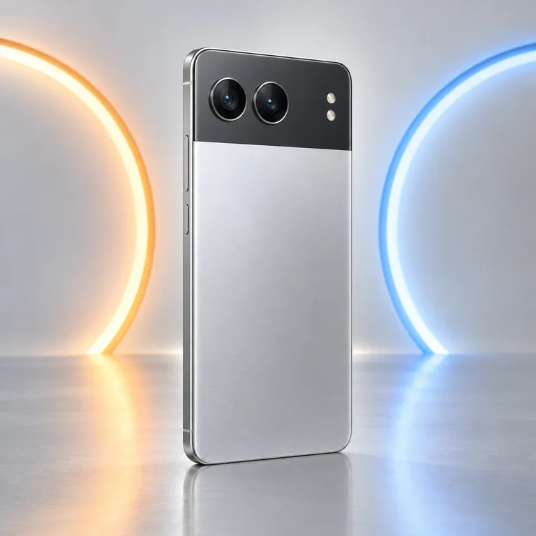 OnePlus Nord 4 visto por detrás, con sus cámaras