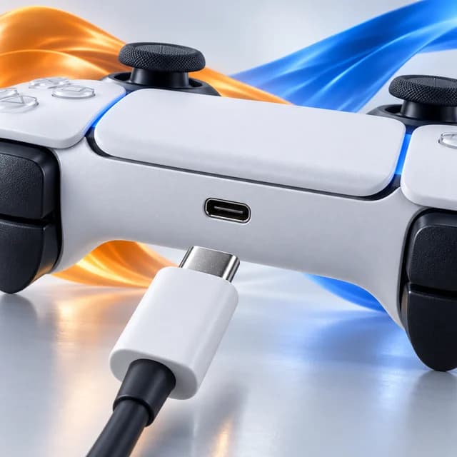 Carga USB-C del mando de PlayStation 5