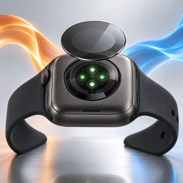Cristal circular trasero de Apple Watch Series 8 (2022) 45 mm